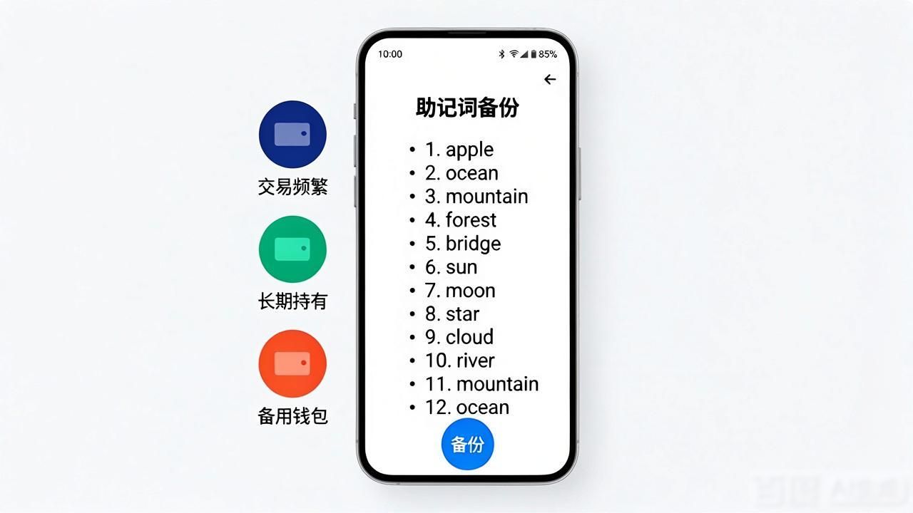 Trust Wallet 官网数字资产账户设置技巧_Trust Wallet钱包设置_Trust Wallet助记词备份