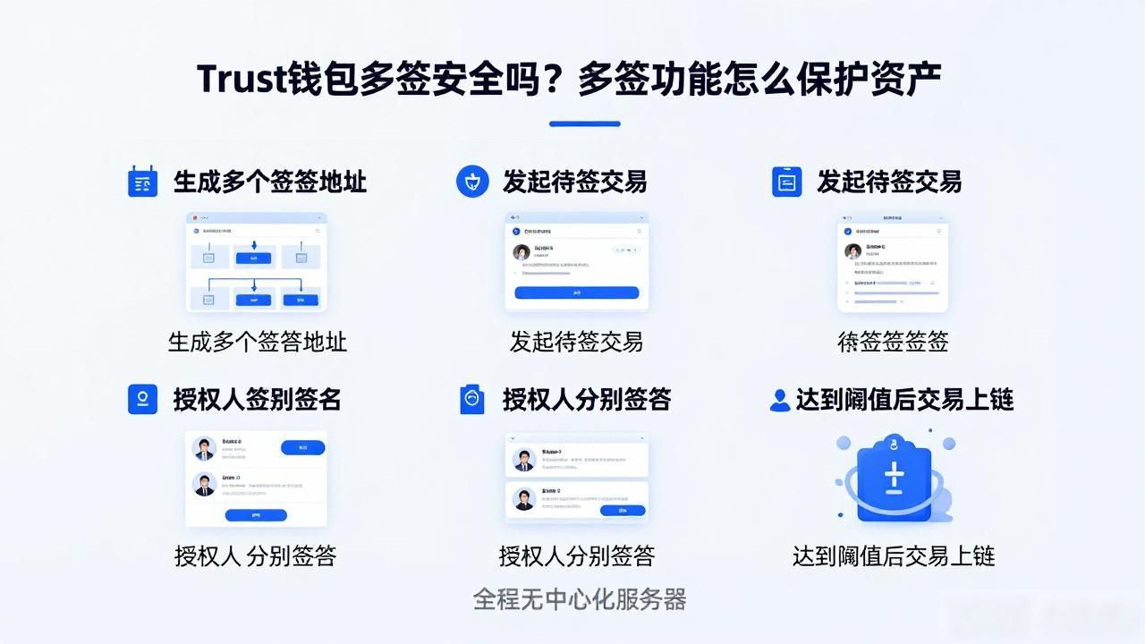 数字资产多签安全机制_Trust钱包多签功能_Trust钱包中的多签功能如何保障安全?