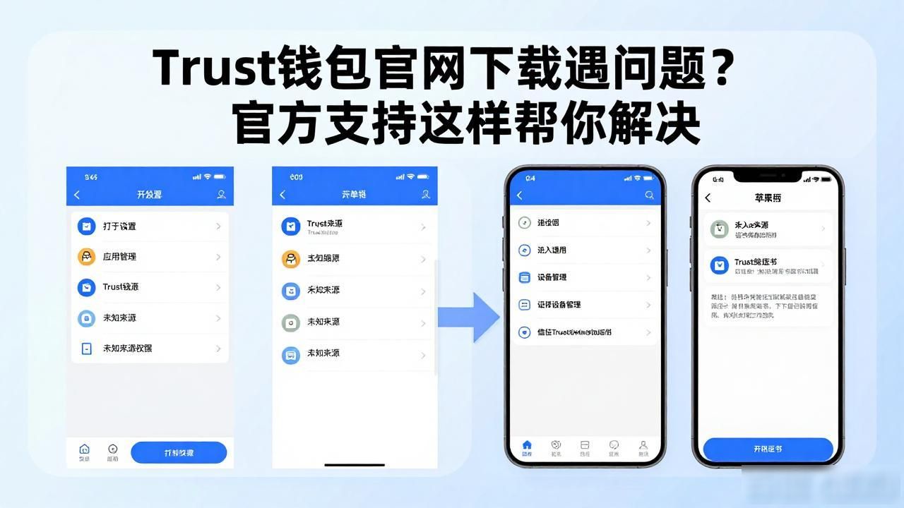 Trust钱包官方支持页面下载指引_通过Trust钱包官网获取的支持与服务，如何解决你在下载中的问题？_Trust钱包官网下载问题