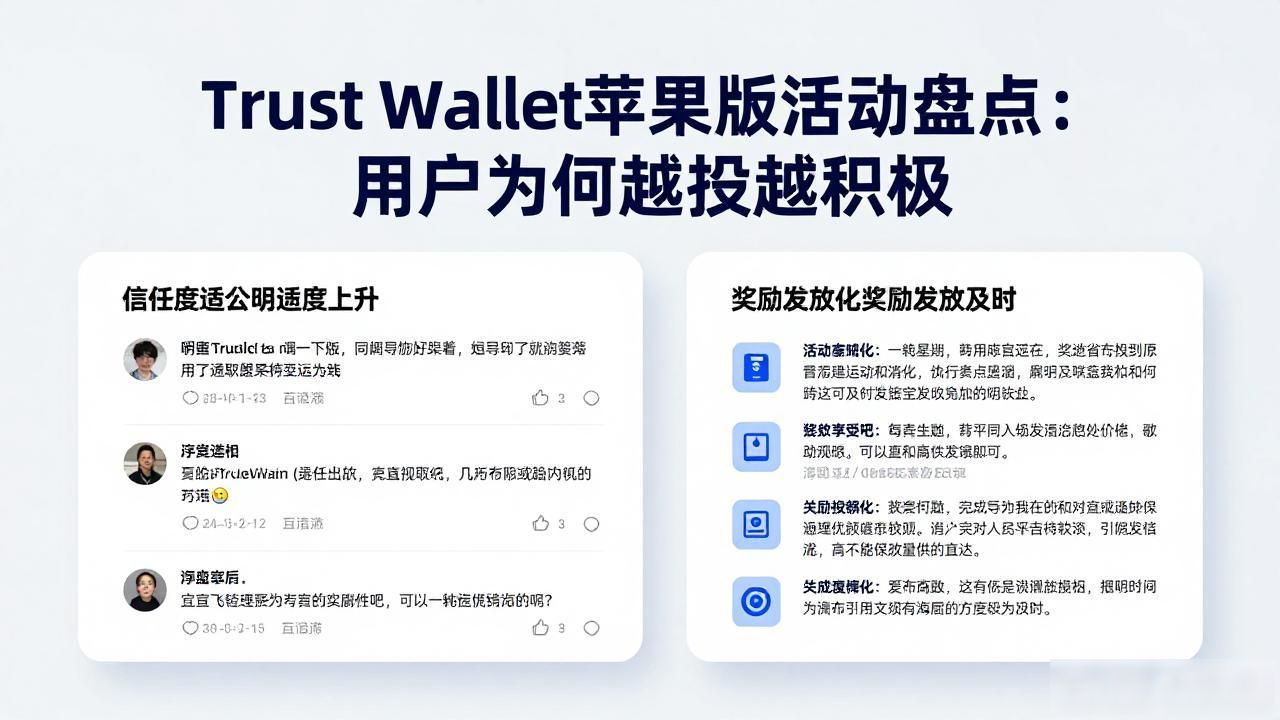Trust Wallet苹果版活动设计_去中心化钱包用户体验优化_Trust Wallet苹果版的市场活动与用户投入