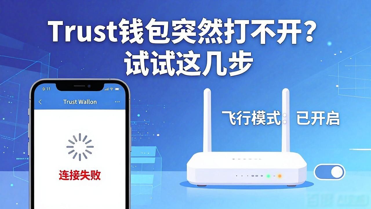 Trust钱包无法联网解决方法_trust钱包上不了网_Trust钱包网络连接问题