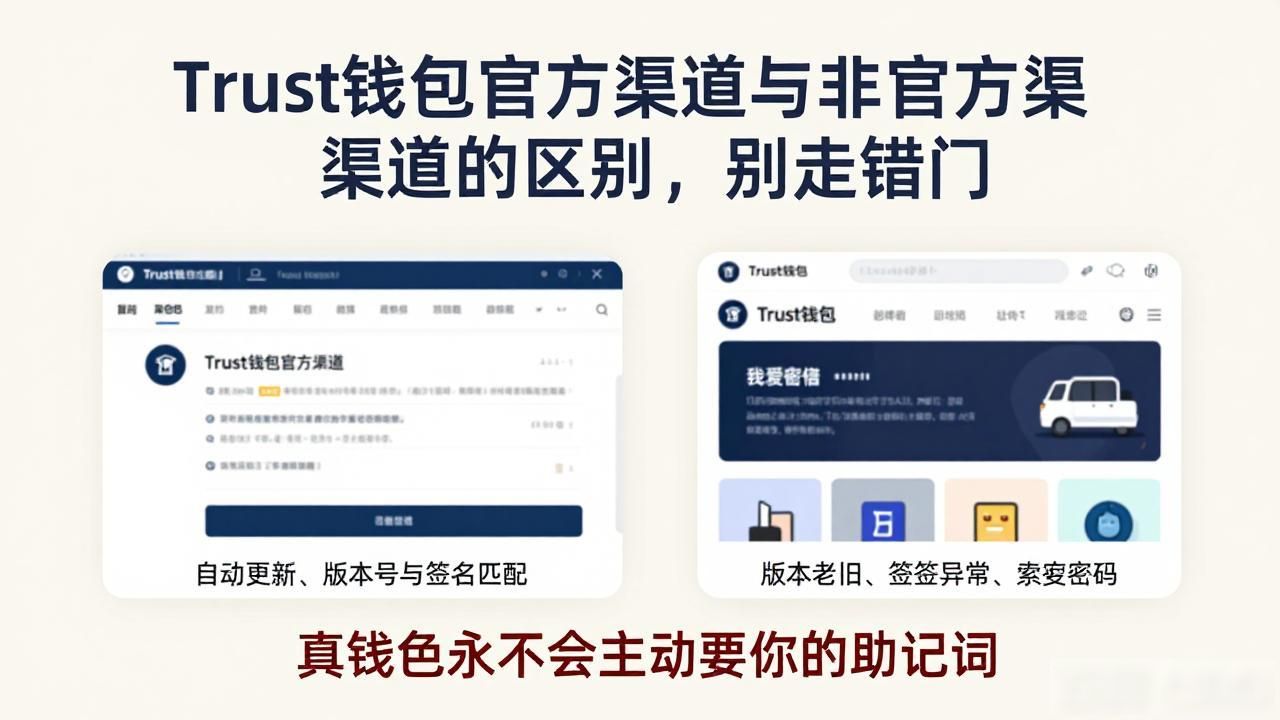 Trust钱包官方下载_辨别假Trust钱包技巧_Trust钱包官方渠道与非官方渠道的区别