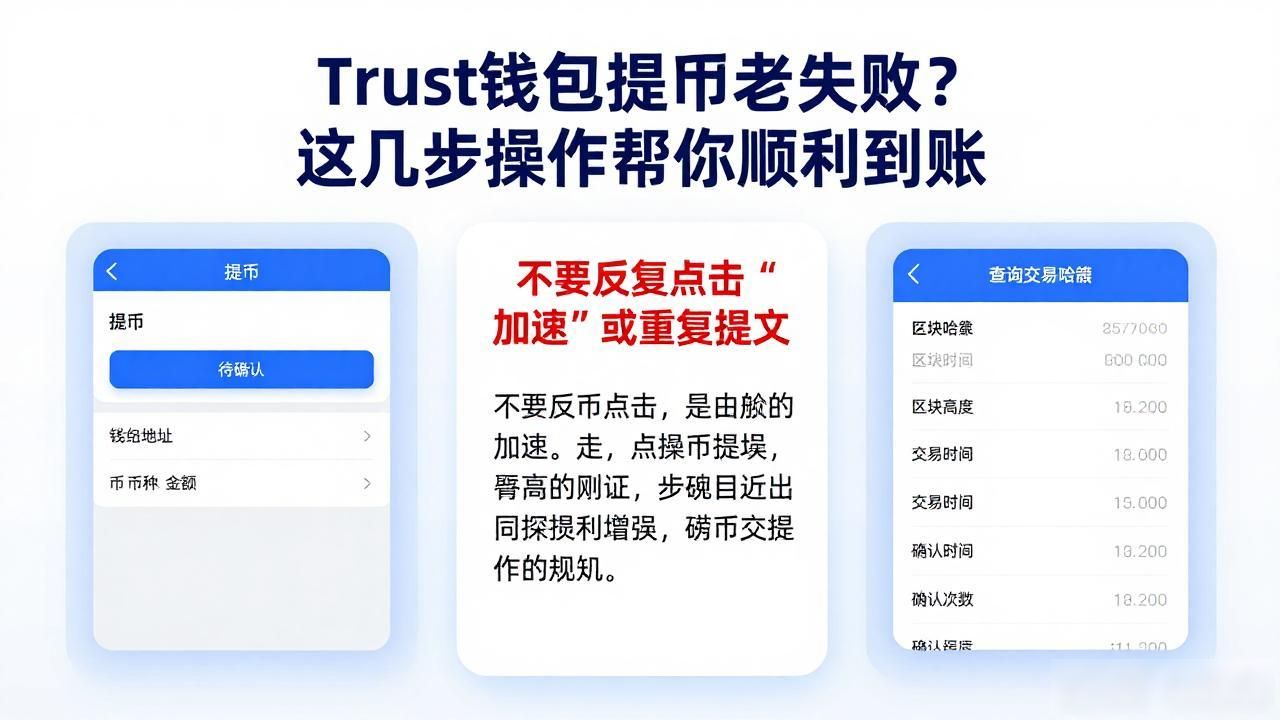 Trust钱包用户如何确保提币的顺利实施?_Trust钱包提币卡住解决办法_Trust钱包提币失败原因