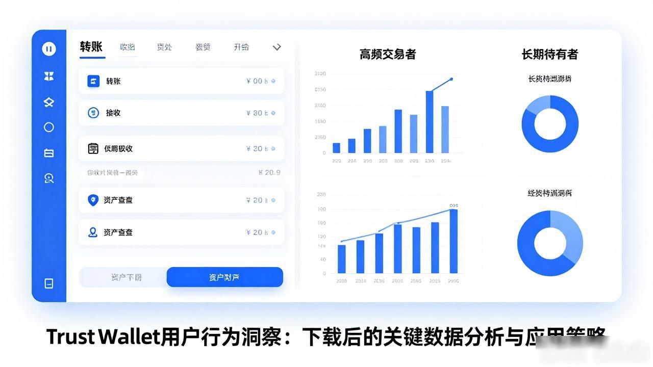 功能使用频率分析_追踪下载后激活率_Trust Wallet下载后的用户行动数据分析与应用