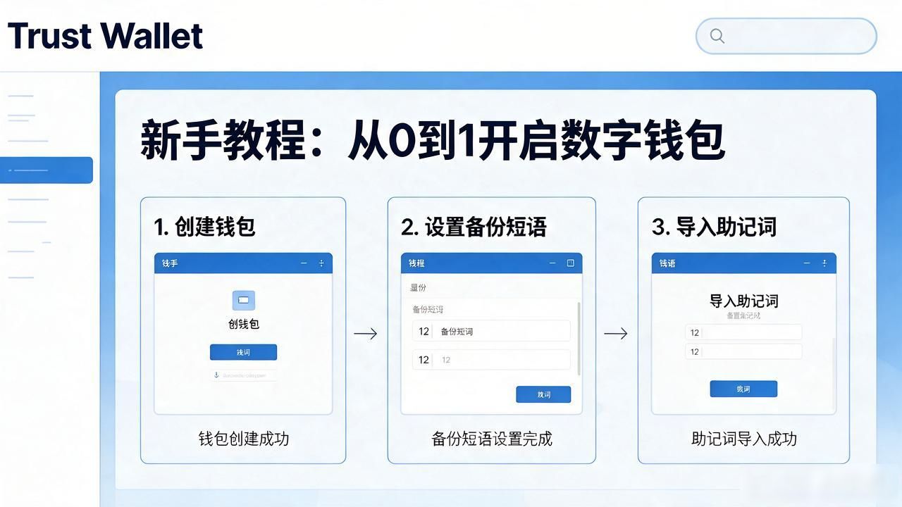 新手入门教程_Trust Wallet 官网下载的用户教育资源_Trust Wallet官方资料
