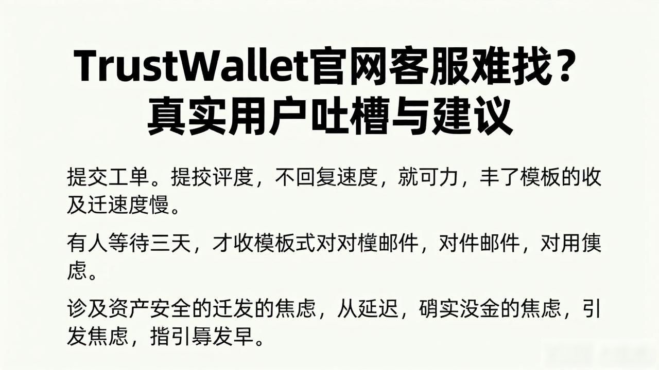 Trust Wallet 转账问题客服回复速度_Trust Wallet 官网客服体验_用户讨论：通过Trust Wallet官网获取帮助与服务的真实感受与建议。