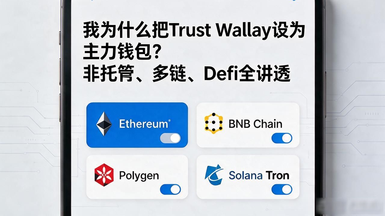 Trust Wallet多链资产管理体验_为什么选择Trust Wallet作为你的主要数字钱包？功能优势全面解析！_非托管钱包私钥安全保障