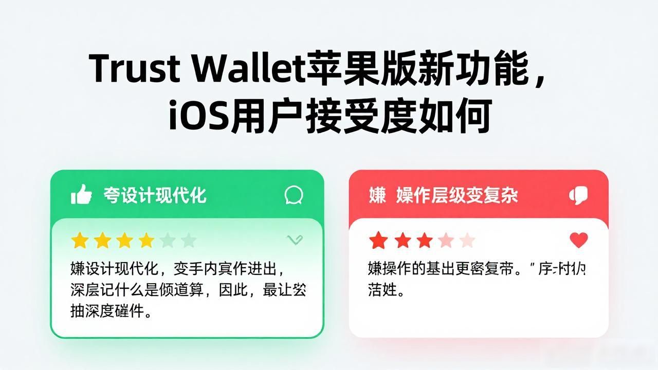 Trust Wallet苹果版用户对新功能的接受度_Trust Wallet苹果版新版本改动 界面设计评价 跨链桥接功能体验