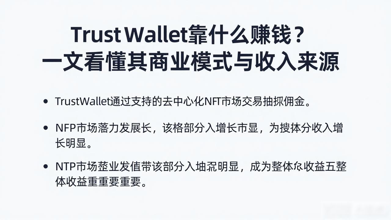 Trust Wallet App 的业务模式与收入来源_Trust Wallet交换服务收入_Trust Wallet盈利方式