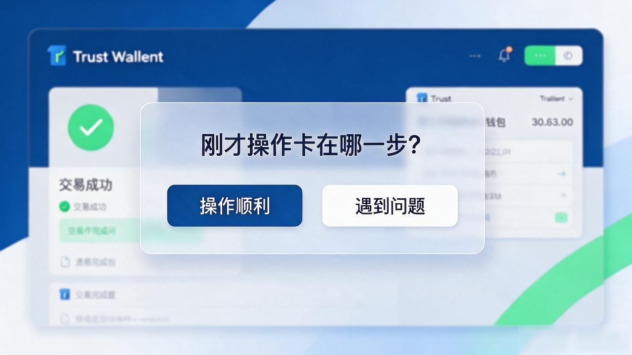 交易后微调研反馈收集_Trust Wallet 用户参与度提升_Trust Wallet 的用户参与率与反馈收集