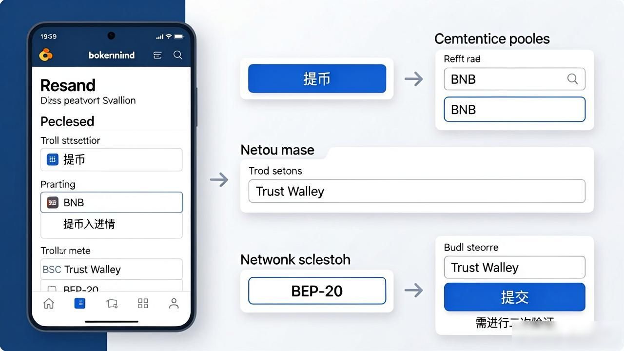 将币安智能链上的BNB安全转移到Trust Wallet_bnb如何划转到trust钱包_在Trust Wallet中添加BNB主网代币