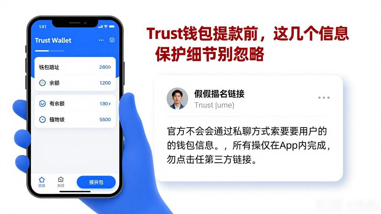 Trust钱包用户在提款时注意信息的保护_USDT提款前地址核对与测试转账技巧_Trust钱包提款防诈骗实操细节