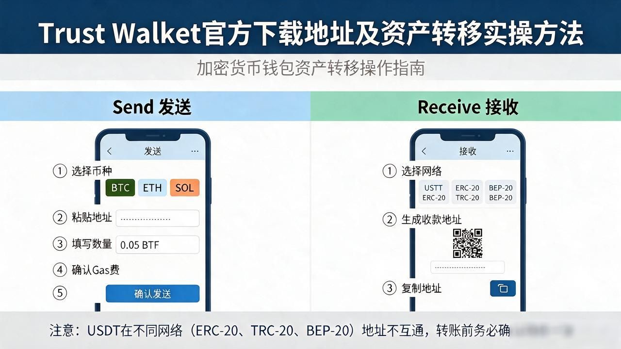 Trust Wallet转账归集教程_Trust Wallet官方下载渠道_如何通过Trust Wallet下载地址进行资产交流?