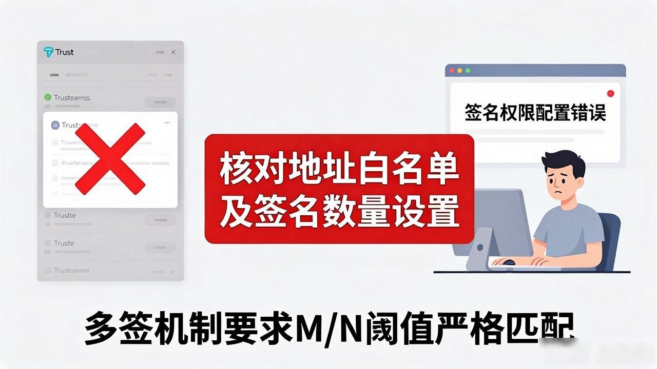 Trust钱包多签收款的常见问题解析_Trust钱包多签操作常见故障点_多签钱包签名权限配置错误