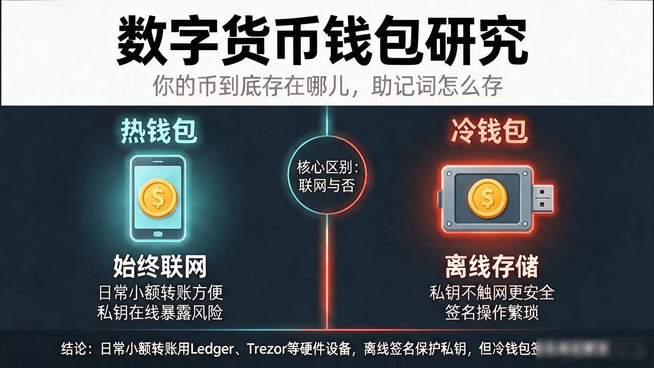 数字货币钱包研究_数字货币钱包核心机制_助记词私钥安全备份