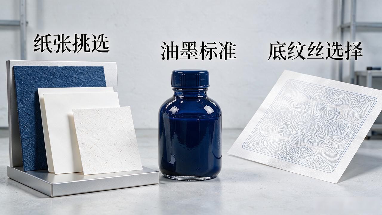 钞票数字印刷_钞票纸棉浆配比_UV固化油墨安全底纹_货币数字印刷材质要求