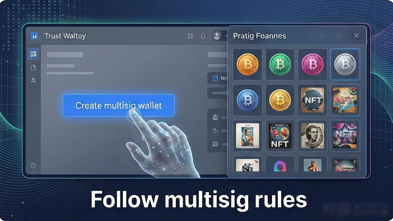 Trust钱包多签如何支持资产管理?_Trust钱包多签机制_Web3资金安全多重验证