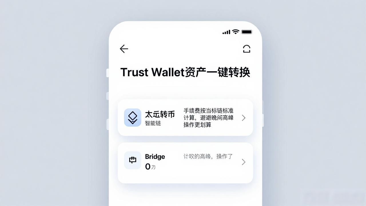 Trust Wallet资产转换方法_如何在Trust Wallet中快速完成资产转换？_Trust Wallet跨链转换技巧