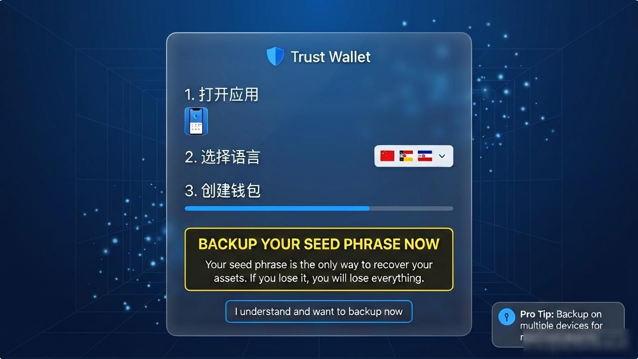Trust钱包助记词备份_Trust钱包私钥恢复流程_Trust钱包的恢复策略与用户导向