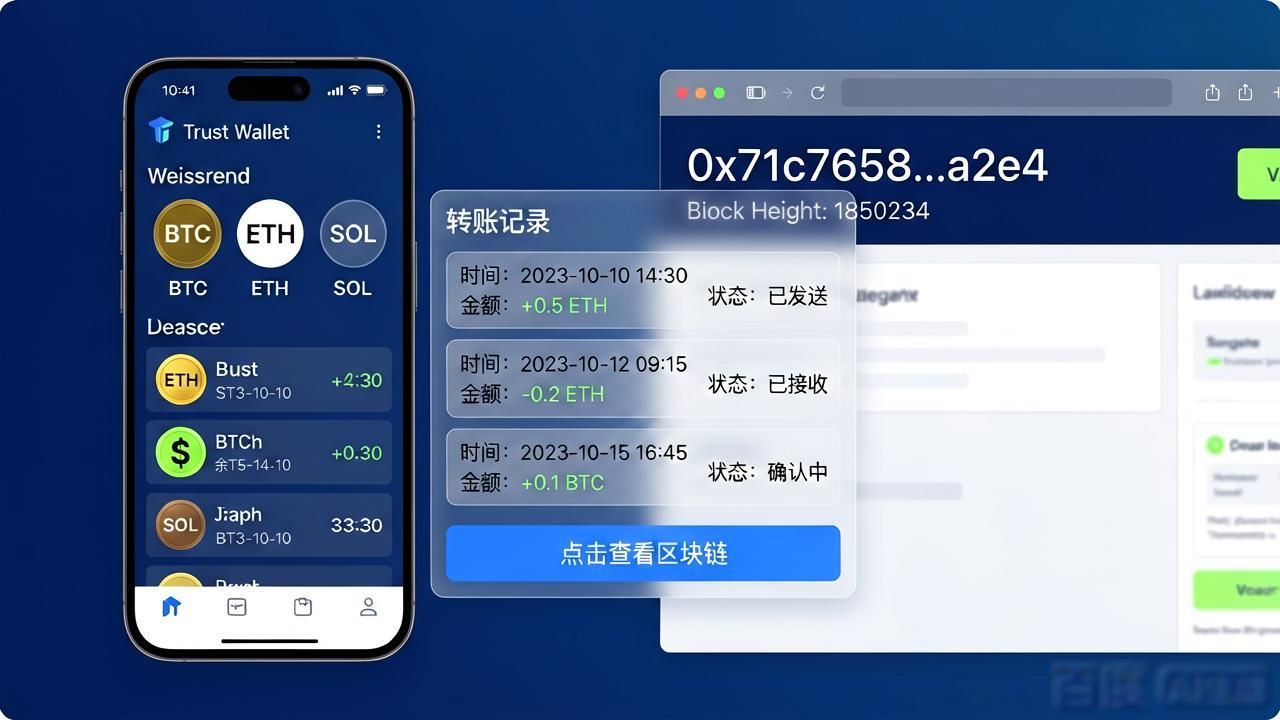 Trust Wallet钱包中如何快速查找资产与交易历史记录？_通过钱包查找交易所_如何查询钱包交易记录