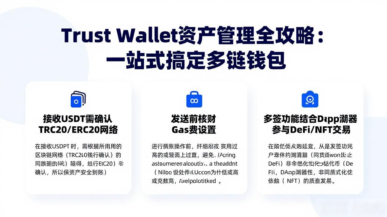 如何通过 Trust Wallet App 管各类资产?_Trust Wallet使用指南_区块链资产分类管理