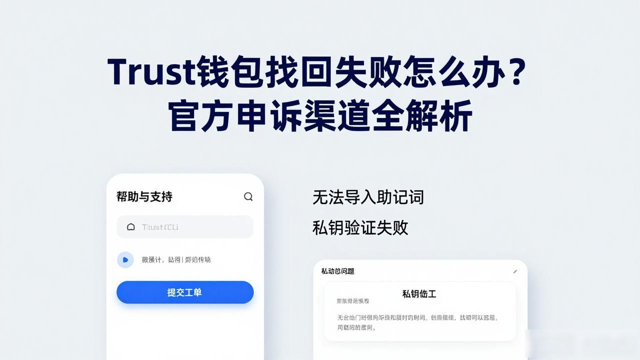 丢失助记词恢复_私钥导入错误处理_Trust钱包用户如何报告恢复过程中的问题?