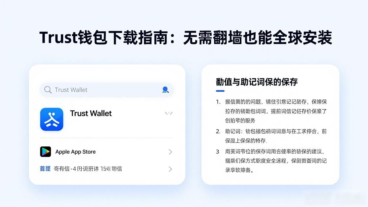 Trust Wallet海外下载流程_如何在不同地区下载Trust钱包?翻墙必要吗?_Trust Wallet中国大陆下载方法