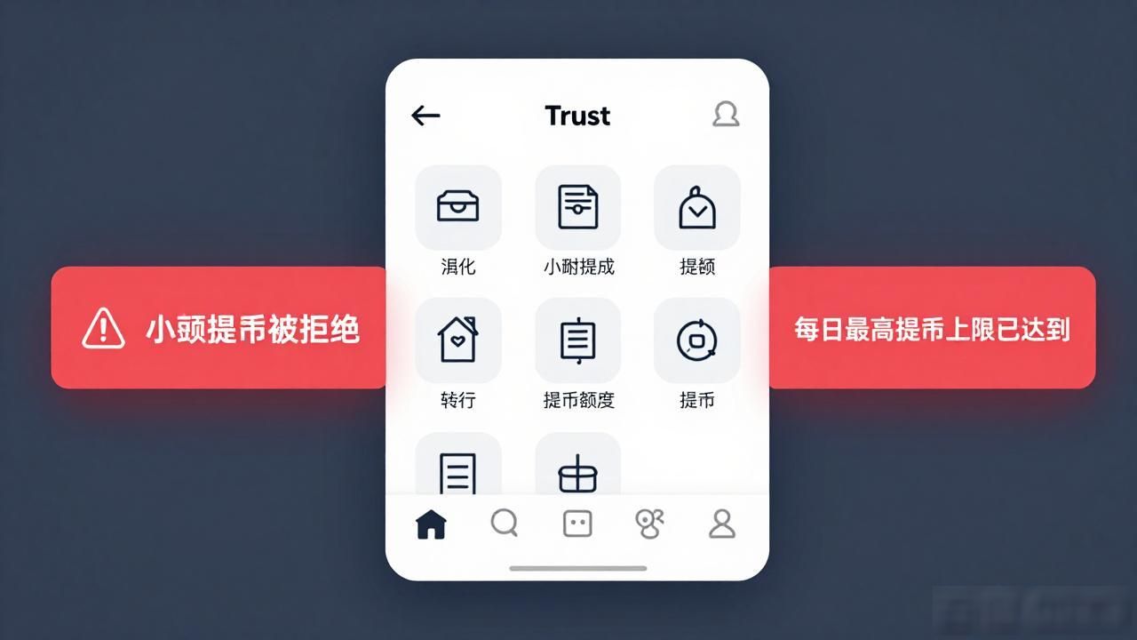 Trust钱包用户在提币时常见的政策限制_Trust钱包提币KYC要求_Trust钱包提币限制原因及解决方法