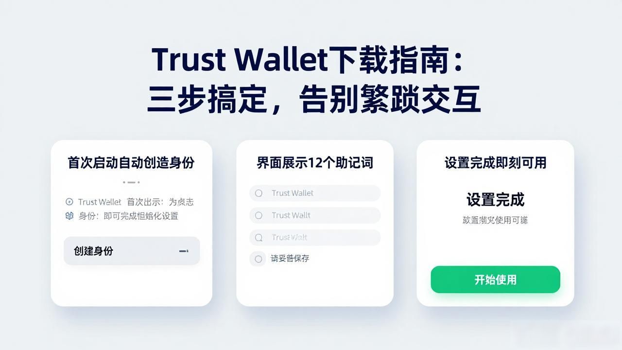 Trust Wallet的使用流程_Trust Wallet的优势_Trust Wallet 如何通过下载简化用户交互?
