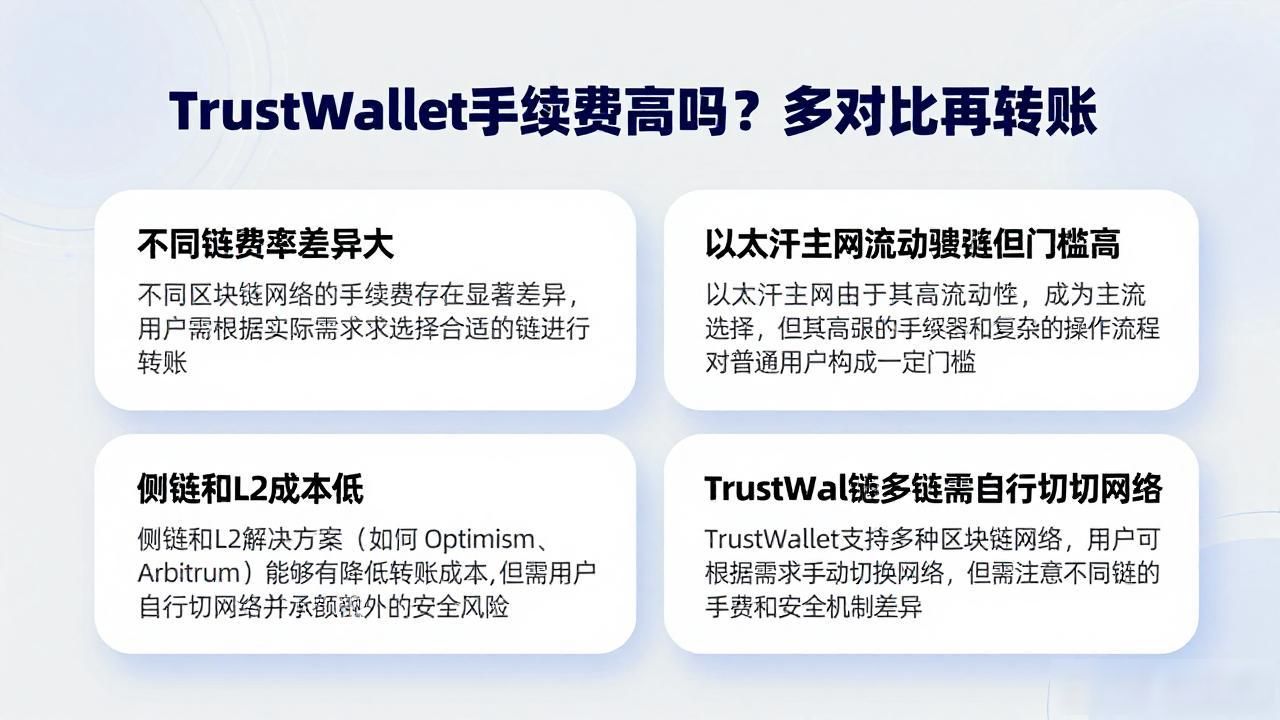 使用Trust钱包的手续费影响用户选择_Trust Wallet费用机制误解_去中心化钱包Gas费痛点