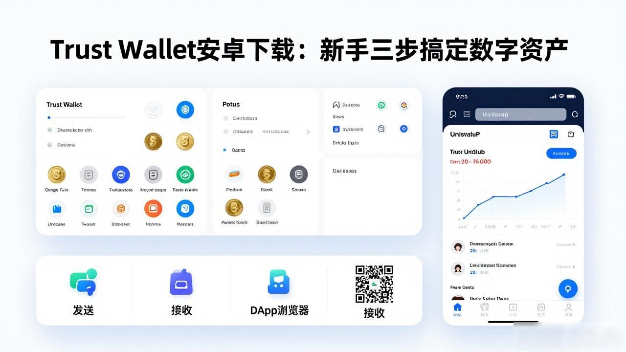 通过Trust Wallet钱包安卓版下载新手如何快速上手数字资产管理?_Trust Wallet新手入门指南_加密货币小白如何使用Trust Wallet