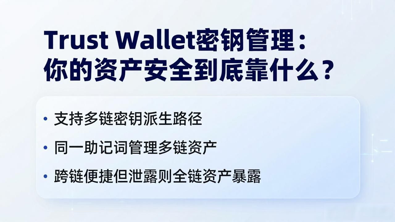 Trust Wallet 的资产密钥管理系统_Trust Wallet 密钥管理_BIP39 协议助记词安全