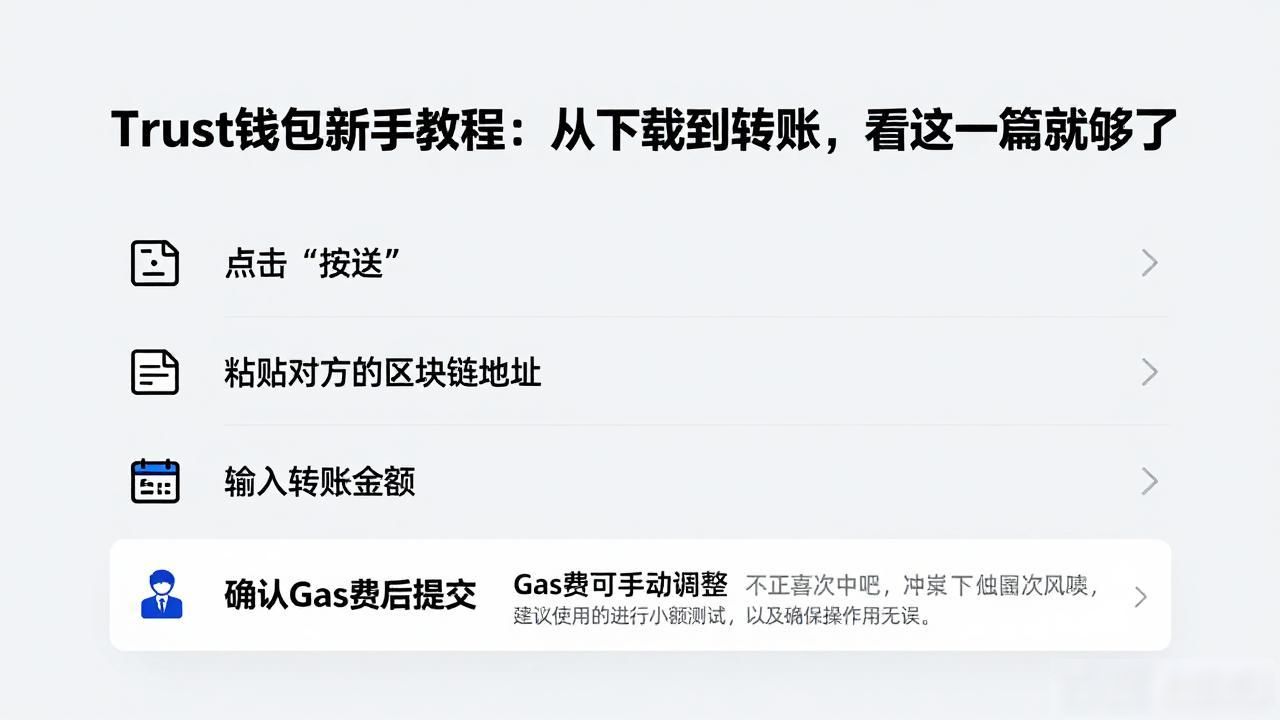 trust钱包怎么用_Trust钱包转账操作方法_Trust钱包创建与使用指南