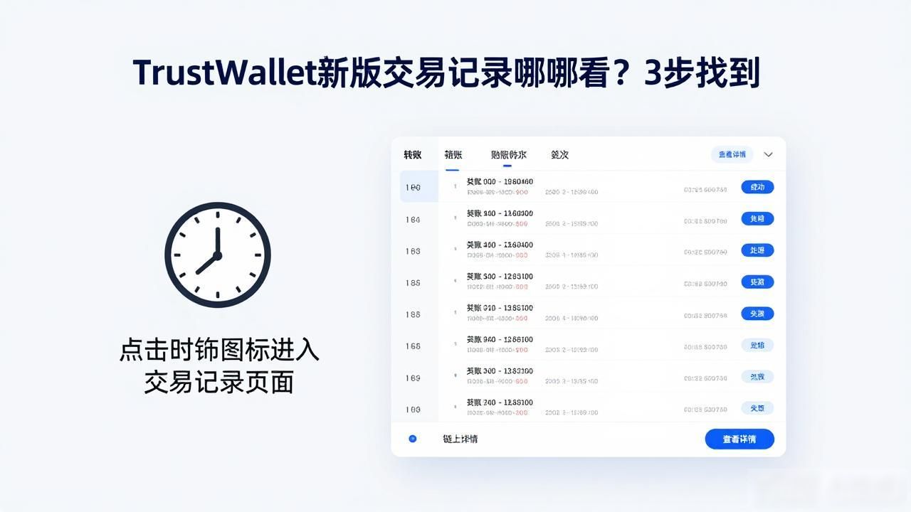 Trust Wallet 新版交易历史入口_Trust Wallet 钱包页交易记录查找_如何在 Trust Wallet 新版中查找交易历史?