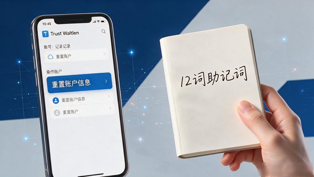 Trust Wallet 更新后如何重置账户信息?_Trust Wallet账户异常重置_助记词备份解决代币列表问题