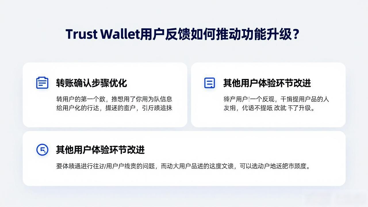 用户反馈指导产品迭代_用户支持加密钱包_Trust Wallet 如何通过用户支持改善功能?