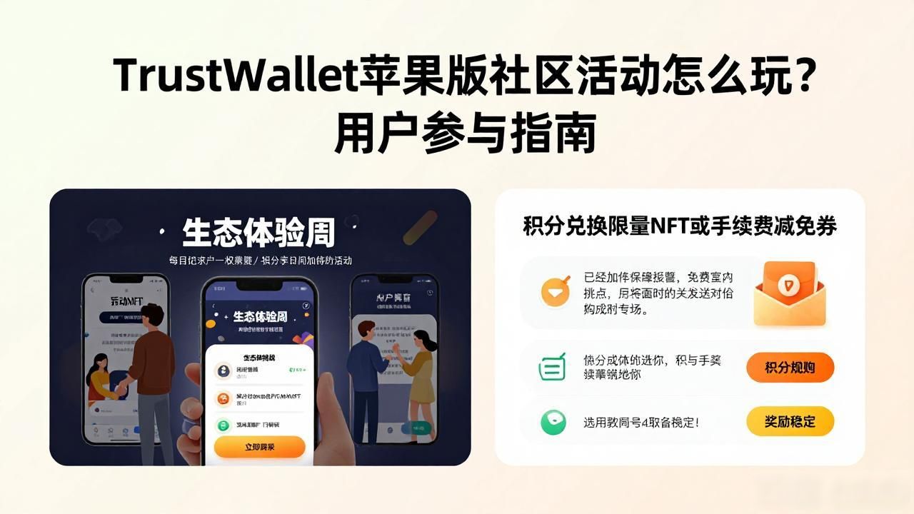 Trust Wallet苹果版的社区活动与用户参与_Trust Wallet苹果版社区活动_空投活动参与体验